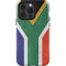 South Africa Flag Distressed iPhone 14 Pro Impact Case