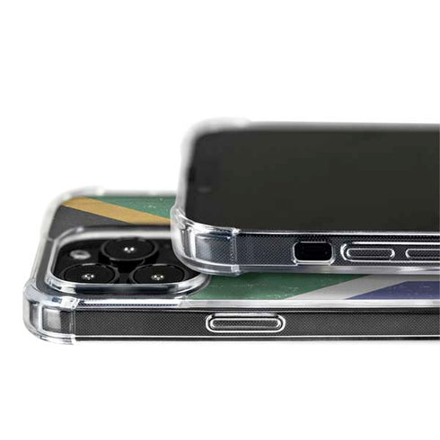 South Africa Flag Distressed iPhone 14 Pro MagSafe Case