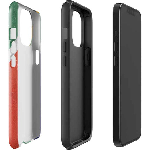 South Africa Flag Distressed iPhone 14 Pro Max Impact Case