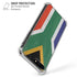 South Africa Flag Distressed iPhone 7/8 Plus Clear Case