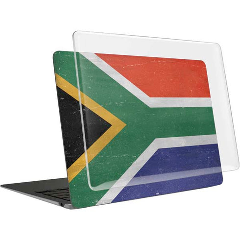 South Africa Flag Distressed MacBook Air 13in M1 (2021) Case plus Skin