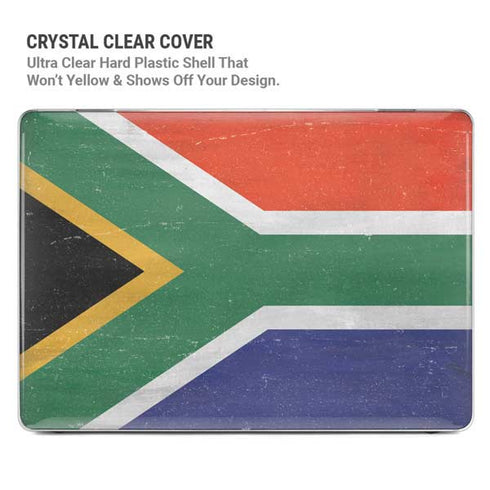 South Africa Flag Distressed MacBook Air 15in (2023-2025) Case plus Skin