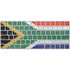 South Africa Flag Distressed Magic Keyboard Skin