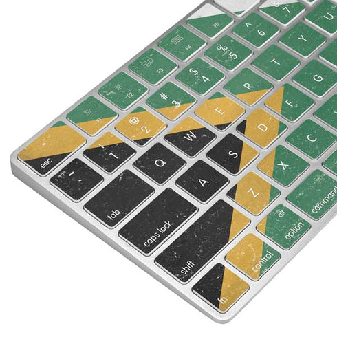 South Africa Flag Distressed Magic Keyboard Skin