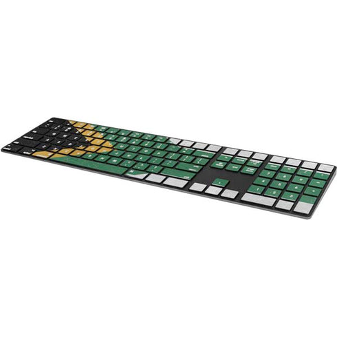 South Africa Flag Distressed Magic Keyboard with Numeric Keypad Skin