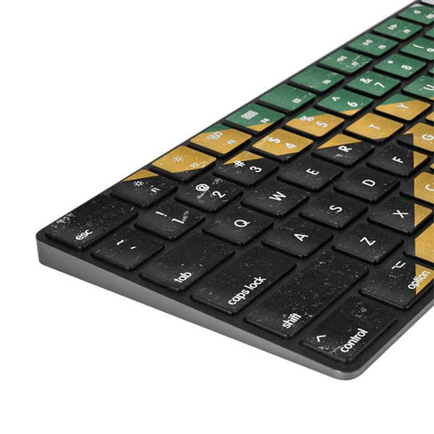 South Africa Flag Distressed Magic Keyboard with Numeric Keypad Skin