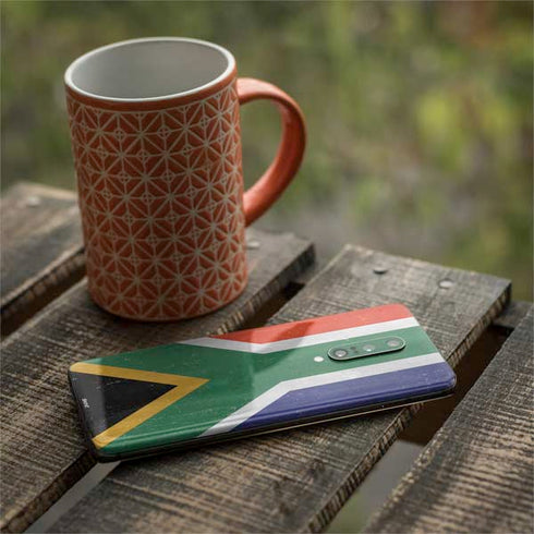 South Africa Flag Distressed OnePlus 7 Pro Skin