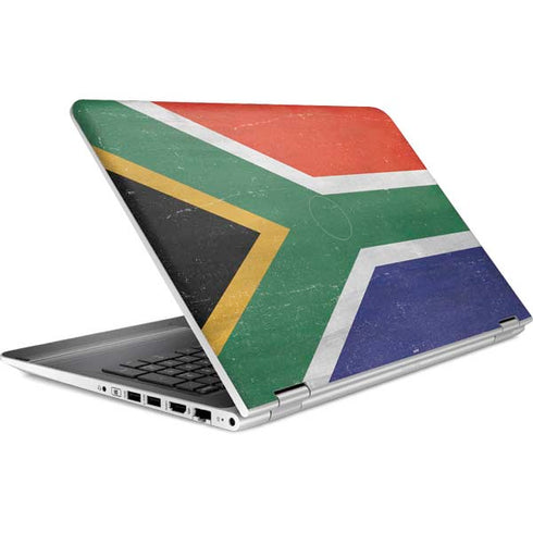 South Africa Flag Distressed HP Pavilion Skin