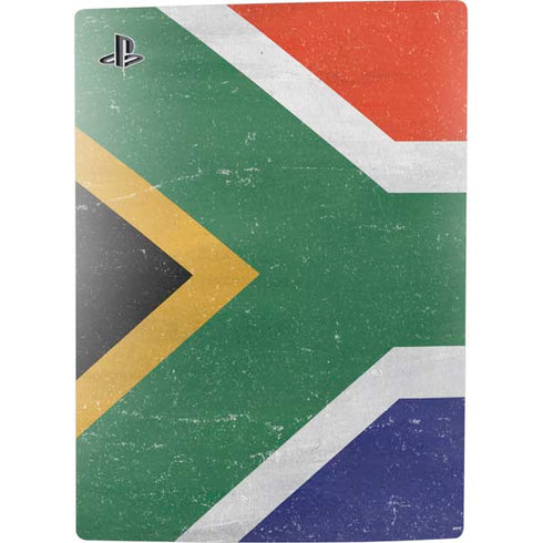 South Africa Flag Distressed PS5 Digital Edition Bundle Skin