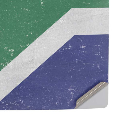 South Africa Flag Distressed PS5 Slim Digital Edition Console Skin