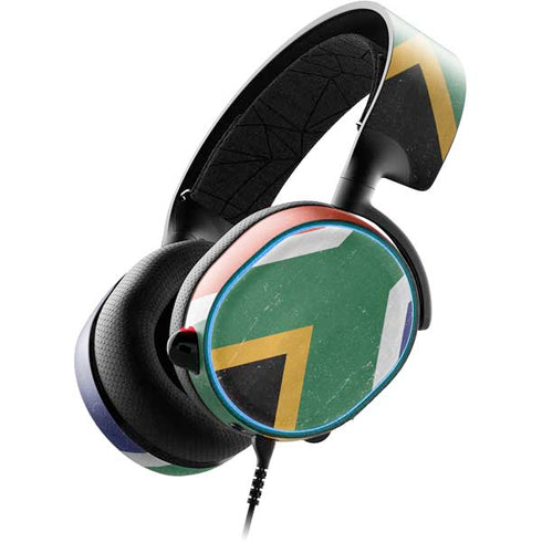 South Africa Flag Distressed SteelSeries Arctis 3 Skin