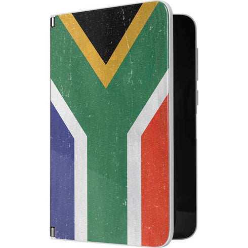 South Africa Flag Distressed Surface Duo Skin
