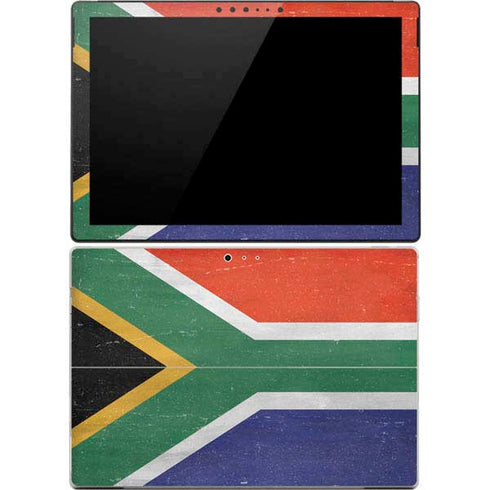 South Africa Flag Distressed Surface Pro 4 Skin