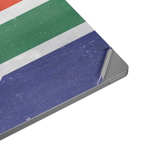 South Africa Flag Distressed Universal Laptop 16.6in (13.4 x 9.7in) Skin
