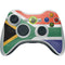 South Africa Flag Distressed Xbox 360 Wireless Controller Skin