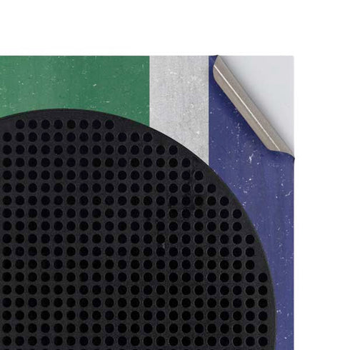 South Africa Flag Distressed Xbox Series S Console Skin