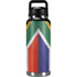 South Africa Flag Distressed YETI Rambler 36oz Bottle Skin