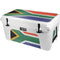South Africa Flag Distressed YETI Tundra 65 Hard Cooler Skin