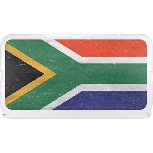 South Africa Flag Distressed YETI Tundra 75 Hard Cooler Skin