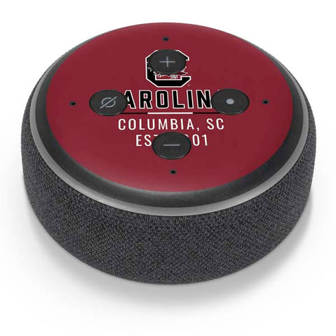 University of South Carolina Columbia SC, EST. 1801 Amazon Echo Dot Skin