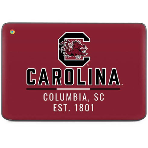 University of South Carolina Columbia SC, EST. 1801 HP Chromebook Skin