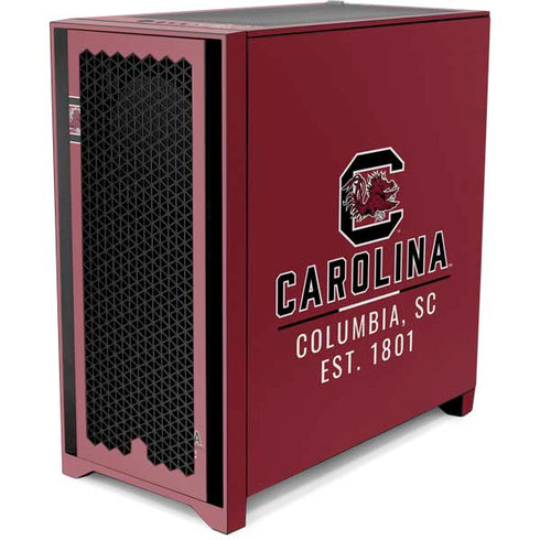 University of South Carolina Columbia SC, EST. 1801 Corsair 4000D Tempered Glass Mid-Tower ATX Case Skin