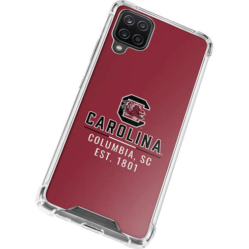 University of South Carolina Columbia SC, EST. 1801 Galaxy A12 Clear Case