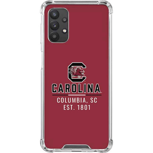University of South Carolina Columbia SC, EST. 1801 Galaxy A32 5G Clear Case