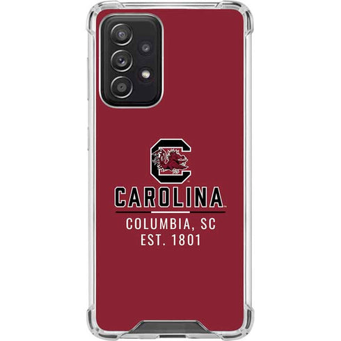 University of South Carolina Columbia SC, EST. 1801 Galaxy A52 5G Clear Case