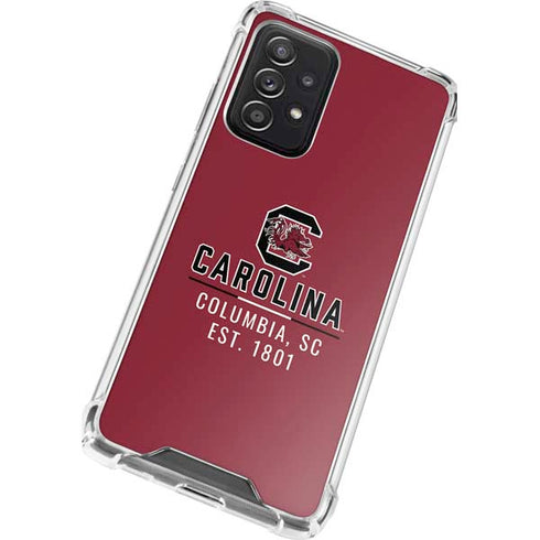 University of South Carolina Columbia SC, EST. 1801 Galaxy A52 5G Clear Case