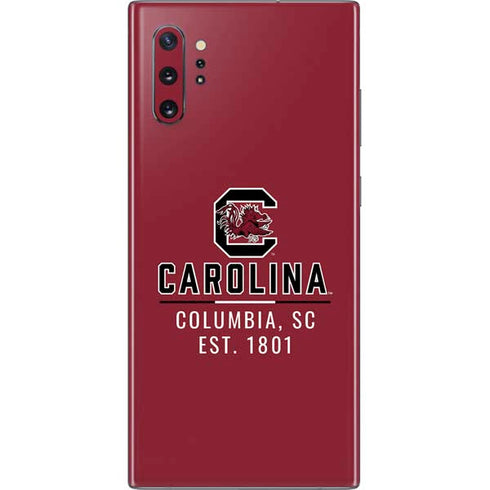 University of South Carolina Columbia SC, EST. 1801 Galaxy Note 10 Plus Skin