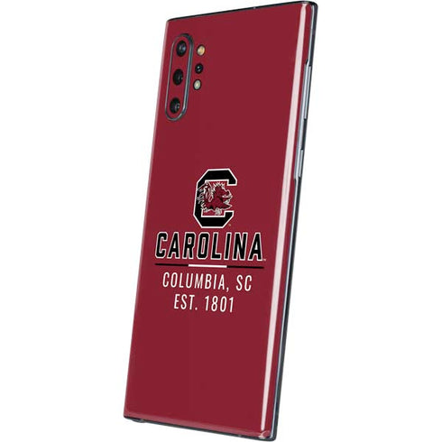 University of South Carolina Columbia SC, EST. 1801 Galaxy Note 10 Plus Skin