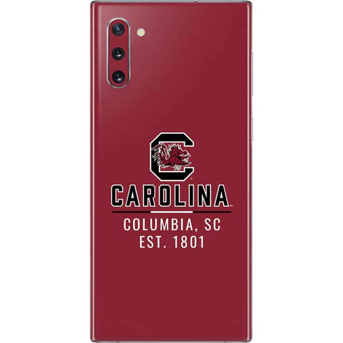University of South Carolina Columbia SC, EST. 1801 Galaxy Note 10 Skin