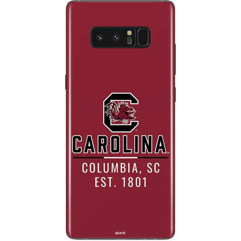 University of South Carolina Columbia SC, EST. 1801 Galaxy Note 8 Skin