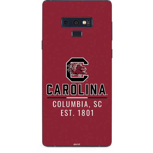University of South Carolina Columbia SC, EST. 1801 Galaxy Note 9 Skin