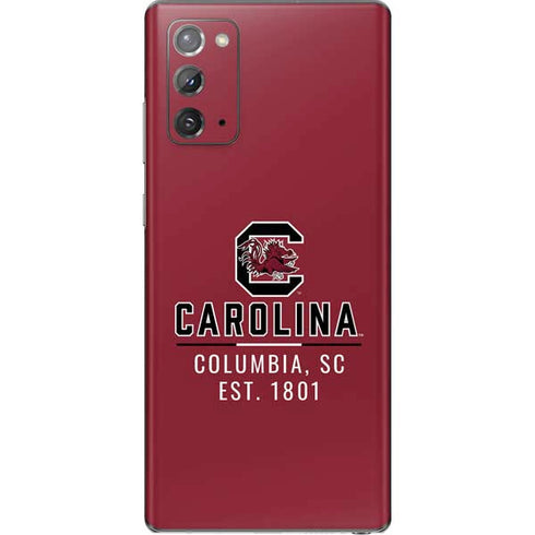 University of South Carolina Columbia SC, EST. 1801 Galaxy Note20 5G Skin