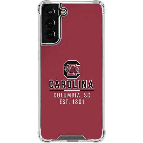 University of South Carolina Columbia SC, EST. 1801 Galaxy S22 Plus Clear Case