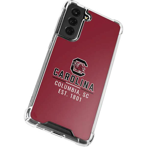 University of South Carolina Columbia SC, EST. 1801 Galaxy S22 Plus Clear Case