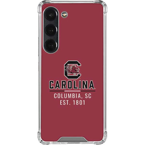 University of South Carolina Columbia SC, EST. 1801 Galaxy S23 Clear Case