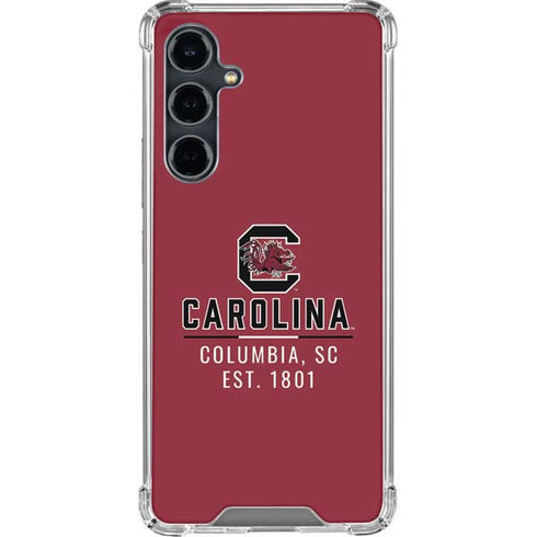 University of South Carolina Columbia SC, EST. 1801 Galaxy S23 FE Clear Case