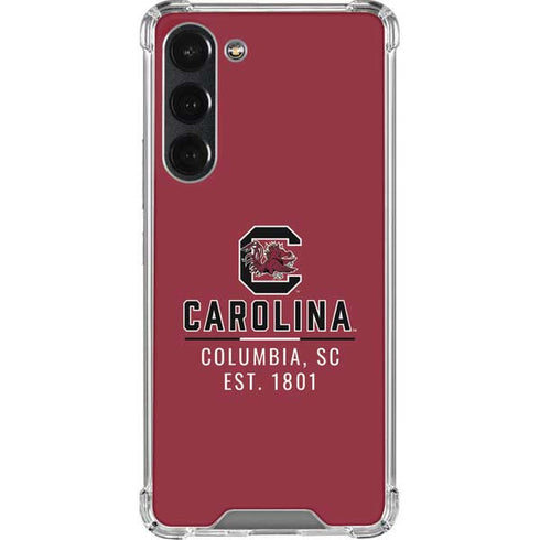 University of South Carolina Columbia SC, EST. 1801 Galaxy S23 Plus Clear Case