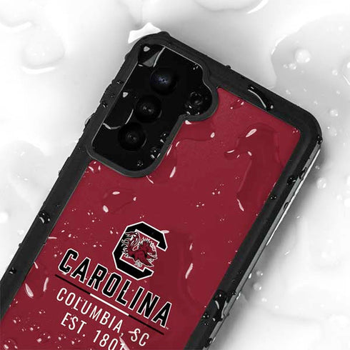 University of South Carolina Columbia SC, EST. 1801 Galaxy S23 Plus Waterproof Case