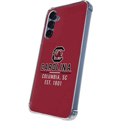 University of South Carolina Columbia SC, EST. 1801 Galaxy S24 Clear Case