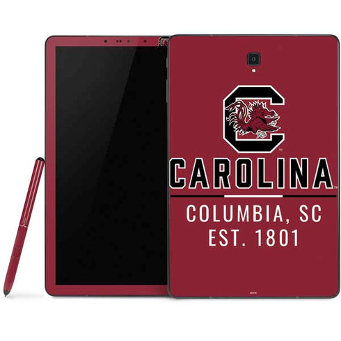 University of South Carolina Columbia SC, EST. 1801 Samsung Galaxy Tab Skin