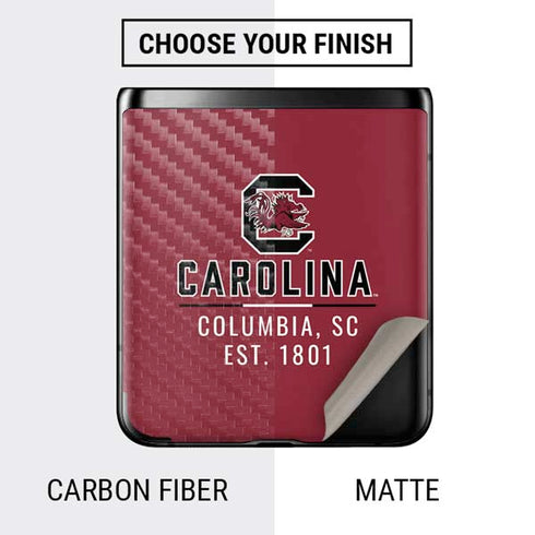 University of South Carolina Columbia SC, EST. 1801 Galaxy Z Flip Skin