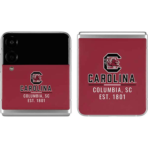 University of South Carolina Columbia SC, EST. 1801 Galaxy Z Flip4 5G Skin