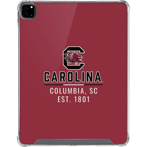 University of South Carolina Columbia SC, EST. 1801 iPad Pro 12.9in (2020) Clear Case