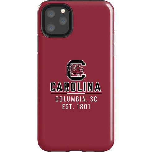 University of South Carolina Columbia SC, EST. 1801 iPhone 11 Pro Max Impact Case