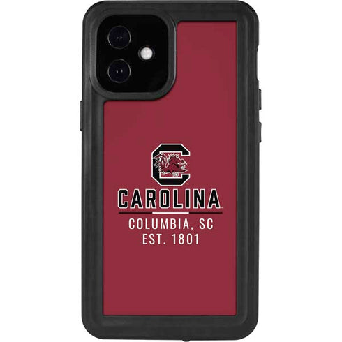 University of South Carolina Columbia SC, EST. 1801 iPhone 12 Mini Waterproof Case