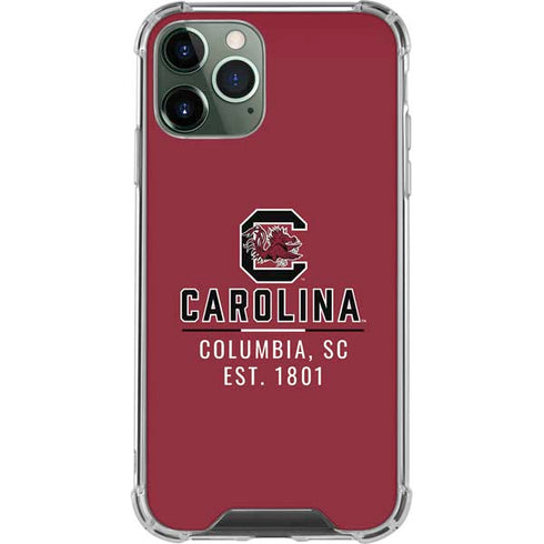 University of South Carolina Columbia SC, EST. 1801 iPhone 12 Pro Clear Case